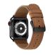 Кожаный ремешок Deexe Leather Strap для Apple Watch 46 / 45 / 44 / SE 44 / 42 (Series 1-3) / Ultra / Ultra 2 - Brown (251349Z). Фото 1 из 5