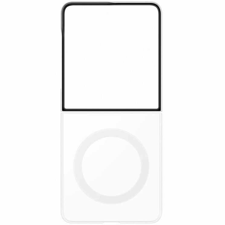 Оригинальный чехол Clear Magnet Case (FF) для Samsung Galaxy Flip 8 (EF-CF776CTEGUA) - Transparency: фото 5 из 5