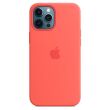 Оригинальный чехол MagSafe Silicone Case для Apple iPhone 12 Pro Max (MHL93ZE/A) - Pink Citrus (253492O)
