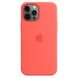Оригинальный чехол MagSafe Silicone Case для Apple iPhone 12 Pro Max (MHL93ZE/A) - Pink Citrus (253492O). Фото 3 из 5