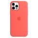 Оригинальный чехол MagSafe Silicone Case для Apple iPhone 12 Pro Max (MHL93ZE/A) - Pink Citrus (253492O). Фото 4 из 5