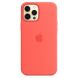 Оригинальный чехол MagSafe Silicone Case для Apple iPhone 12 Pro Max (MHL93ZE/A) - Pink Citrus (253492O). Фото 2 из 5