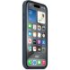 Оригинальный чехол Silicone Case with MagSafe для Apple iPhone 15 Pro (MT1D3) - Storm Blue (339593L). Фото 5 из 5