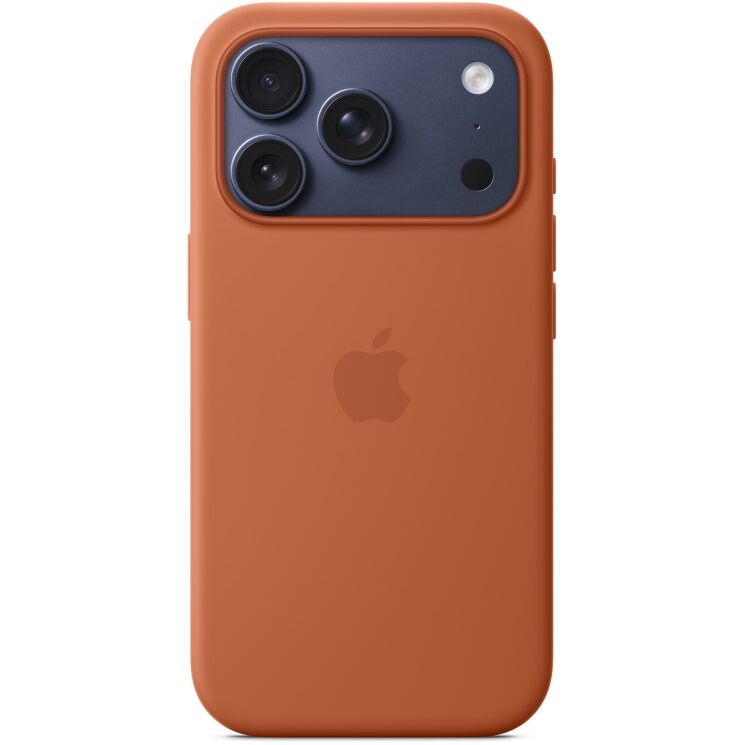Оригінальний чохол Silicone Case with MagSafe для iPhone 17 Pro (MGFJ4) - Terra Cotta: фото 3 з 4