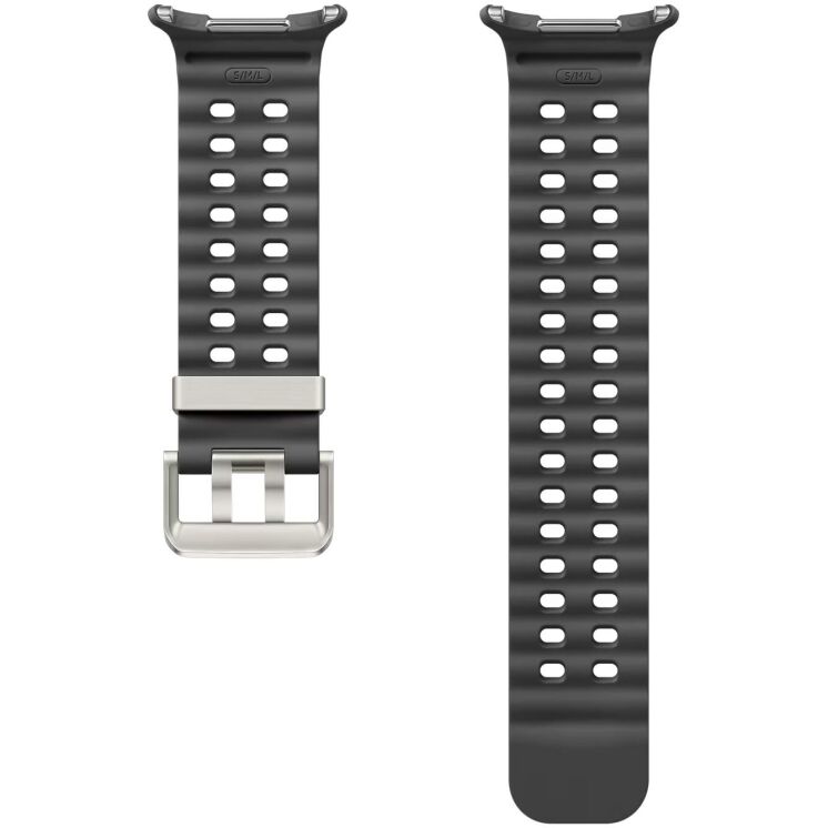 Оригинальный ремешок Marine Band для Samsung Galaxy Watch Ultra (47mm) ET-SNL70MBEGEU - Dark Gray: фото 3 из 4