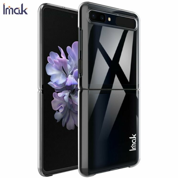 Пластиковый чехол IMAK Crystal II Pro для Samsung Galaxy Flip - Transparent: фото 2 из 13