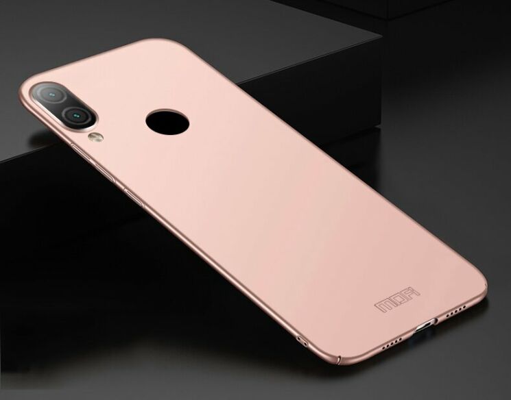 Пластиковый чехол MOFI Slim Shield для Xiaomi Redmi 7 - Rose Gold: фото 2 из 11