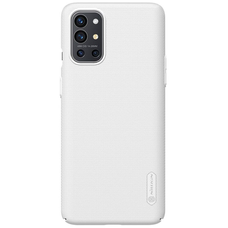 Пластиковый чехол NILLKIN Frosted Shield для OnePlus 9R - White: фото 1 из 17
