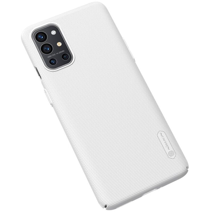 Пластиковый чехол NILLKIN Frosted Shield для OnePlus 9R - White: фото 5 из 17