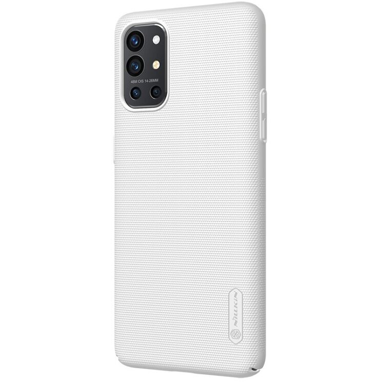 Пластиковый чехол NILLKIN Frosted Shield для OnePlus 9R - White: фото 3 из 17