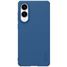 Пластиковый чехол NILLKIN Frosted Shield Pro для Samsung Galaxy S25 Edge (S937) - Blue: фото 1 из 21