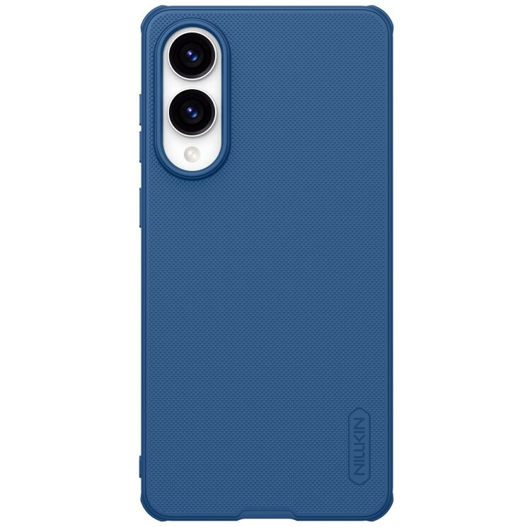 Пластиковый чехол NILLKIN Frosted Shield Pro для Samsung Galaxy S25 Edge (S937) - Blue: фото 1 из 21