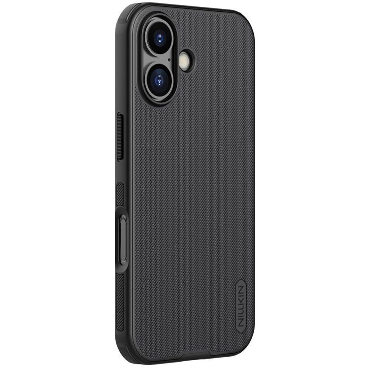 Пластиковый чехол NILLKIN Frosted Shield Pro Magnetic для Apple iPhone 17 - Black: фото 2 из 19