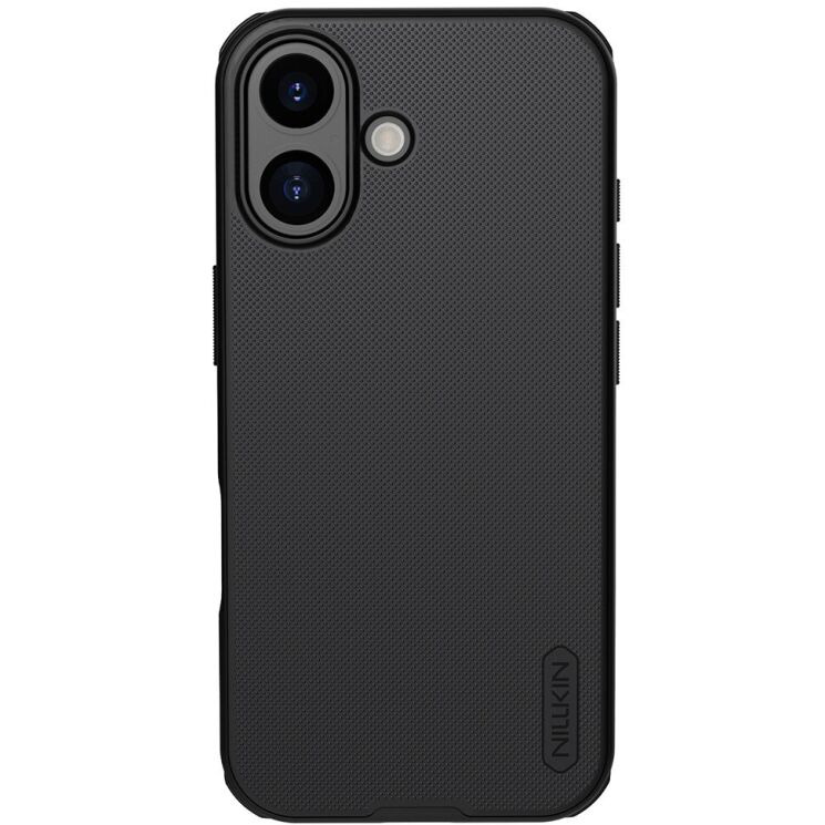 Пластиковый чехол NILLKIN Frosted Shield Pro Magnetic для Apple iPhone 17 - Black: фото 1 из 19