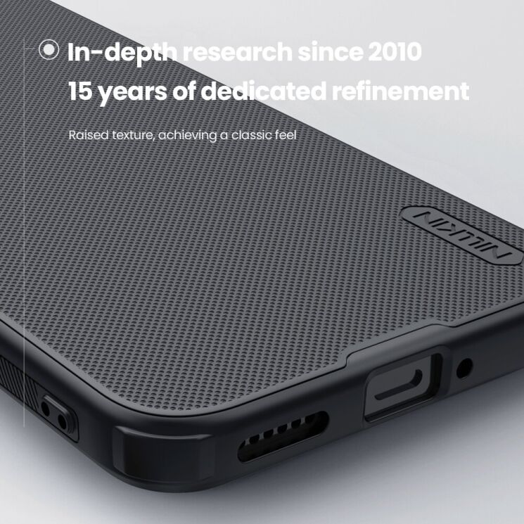Пластиковий чохол NILLKIN Frosted Shield Pro Magnetic для Xiaomi Poco F7 - Black: фото 7 з 11