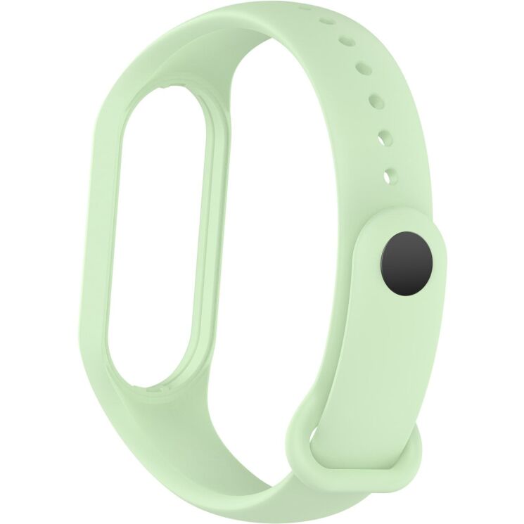 Ремешок ArmorStandart Silicone Strap для Xiaomi Mi Band 5 / Mi Band 6 / Mi Band 7 - Matcha: фото 2 из 5