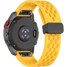 Ремінець Deexe Astra Strap для годинників Garmin з шириною кріплення QuickFit 20mm - Yellow: фото 1 з 9