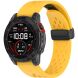 Ремінець Deexe Astra Strap для годинників Garmin з шириною кріплення QuickFit 20mm - Yellow (270817Y). Фото 4 з 9