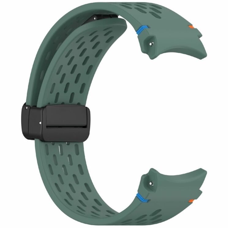 Ремінець Deexe Astra Strap для Samsung Galaxy Watch 4 / 4 Classic / 5 / 5 Pro / 6 / 6 Classic / 7 / FE - Olive Green: фото 3 з 7