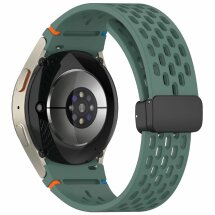 Ремінець Deexe Astra Strap для Samsung Galaxy Watch 4 / 4 Classic / 5 / 5 Pro / 6 / 6 Classic / 7 / FE - Olive Green: фото 1 з 7