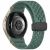 Ремешок Deexe Astra Strap для Samsung Galaxy Watch 4 / 4 Classic / 5 / 5 Pro / 6 / 6 Classic / 7 / FE - Olive Green: фото 1 из 7
