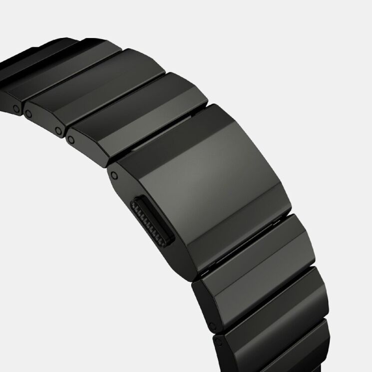 Ремінець Deexe Click Stainless Steel для Apple Watch 46 / 45 / 44 / SE 44 / 42 (Series 1-3) / Ultra / Ultra 2 - Black: фото 5 з 6
