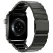Ремінець Deexe Click Stainless Steel для Apple Watch 46 / 45 / 44 / SE 44 / 42 (Series 1-3) / Ultra / Ultra 2 - Black (345121B). Фото 1 з 6