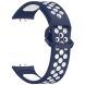 Ремешок Deexe Dot Color для Samsung Galaxy Fit 3 - Midnight Blue / White (349023LW). Фото 3 из 7