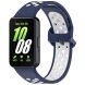 Ремешок Deexe Dot Color для Samsung Galaxy Fit 3 - Midnight Blue / White (349023LW). Фото 1 из 7