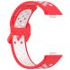 Ремінець Deexe Dual Color для Huawei Watch Fit 3 - Red / White (357105RW). Фото 3 з 7