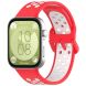 Ремінець Deexe Dual Color для Huawei Watch Fit 3 - Red / White (357105RW). Фото 4 з 7