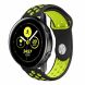 Ремінець Deexe Dual Color для Samsung Galaxy Watch Active - Black / Yellow (223107B). Фото 2 з 3