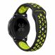 Ремінець Deexe Dual Color для Samsung Galaxy Watch Active - Black / Yellow (223107B). Фото 1 з 3
