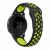Ремінець Deexe Dual Color для Samsung Galaxy Watch Active - Black / Yellow: фото 1 з 3