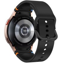 Ремінець Deexe Elino Strap для Samsung Galaxy Watch 4 / 5 / 6 / 7 / FE (40mm) - Black: фото 1 з 6