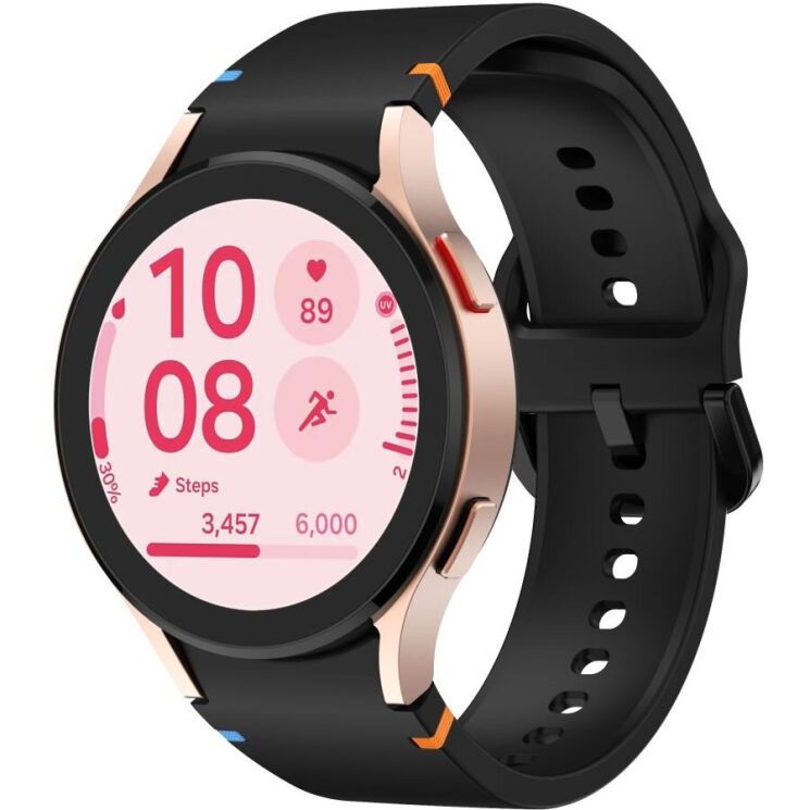 Ремешок Deexe Elino Strap для Samsung Galaxy Watch 4 / 5 / 6 / 7 / FE (40mm) - Black: фото 2 из 6
