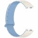 Ремешок Deexe Flexible Fit для Huawei Band 8 / 9 / 10 - White / Blue (328519WL). Фото 4 из 6