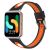 Ремінець Deexe Holes Design для Samsung Galaxy Fit 3 - Black / Orange: фото 1 з 5