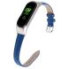 Ремешок Deexe Leather Strap для Xiaomi Mi Smart Band 8 / 9 - Blue (326017L). Фото 3 из 5