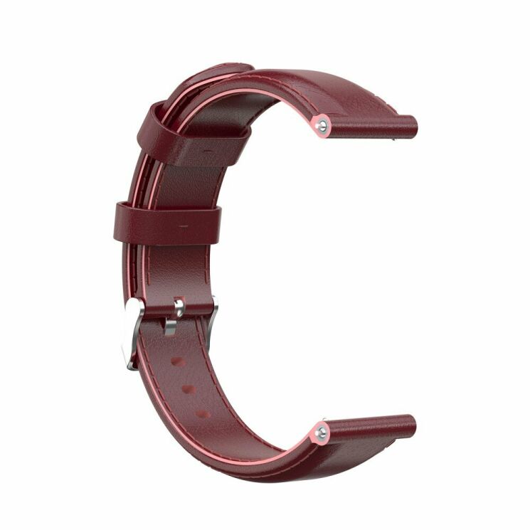 Ремешок Deexe Leather Strap для Xiaomi Mi Watch (Chinese) - Dark Brown: фото 3 из 6