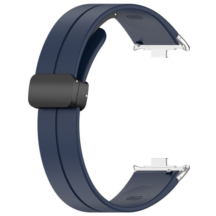 Ремешок Deexe Magnetic Braselet для Xiaomi Redmi Watch 4 / Mi Smart Band 8 Pro / Band 9 Pro - Midnight Blue: фото 2 из 8