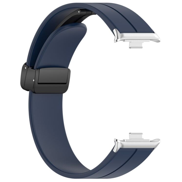 Ремешок Deexe Magnetic Braselet для Xiaomi Redmi Watch 4 / Mi Smart Band 8 Pro / Band 9 Pro - Midnight Blue: фото 3 из 8