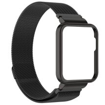 Ремінець Deexe Milanese Stainless Steel для Xiaomi Mi Watch Lite - Black: фото 1 з 12