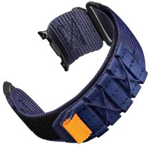 Ремінець Deexe Military для Samsung Galaxy Watch 8 (40/44mm) / 8 Classic - Midnight Blue: фото 1 з 6