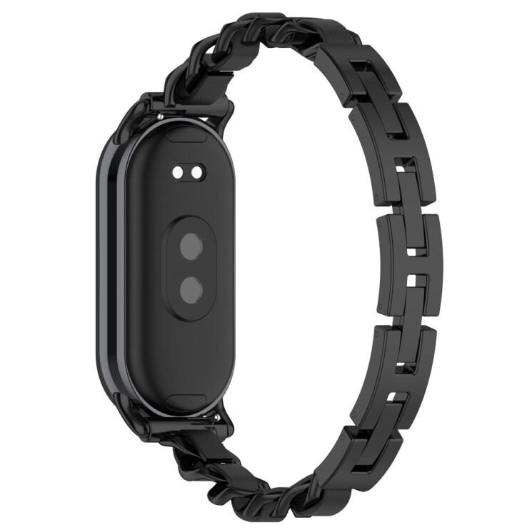 Ремешок Deexe Modern для Xiaomi Mi Smart Band 8 / 9 - Black: фото 1 из 9
