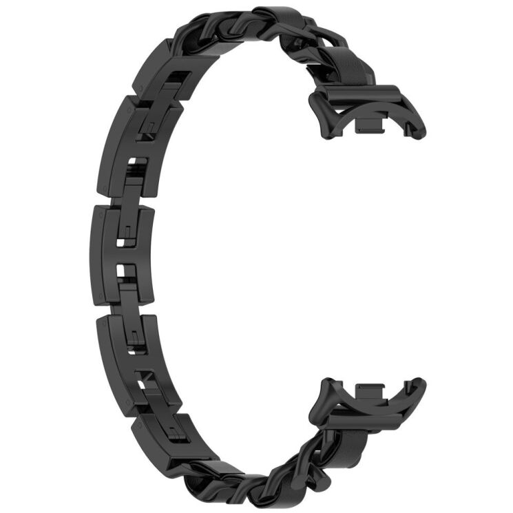 Ремешок Deexe Modern для Xiaomi Mi Smart Band 8 / 9 - Black: фото 4 из 9