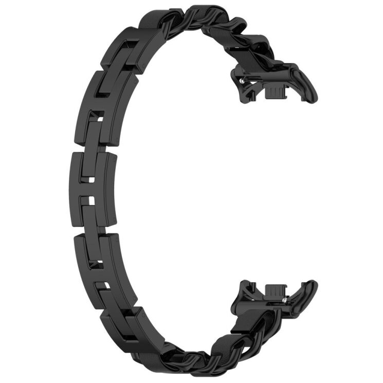 Ремешок Deexe Modern для Xiaomi Mi Smart Band 8 / 9 - Black: фото 3 из 9