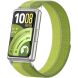 Ремешок Deexe Nylon Loop для Huawei Band 11 Pro / Band 11 - Green (410606G). Фото 3 из 5