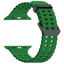Ремінець Deexe Ocean Strap для Apple Watch 46 / 45 / 44 / SE 44 / 42 (Series 1-3) / Ultra / Ultra 2 - Green: фото 1 з 1
