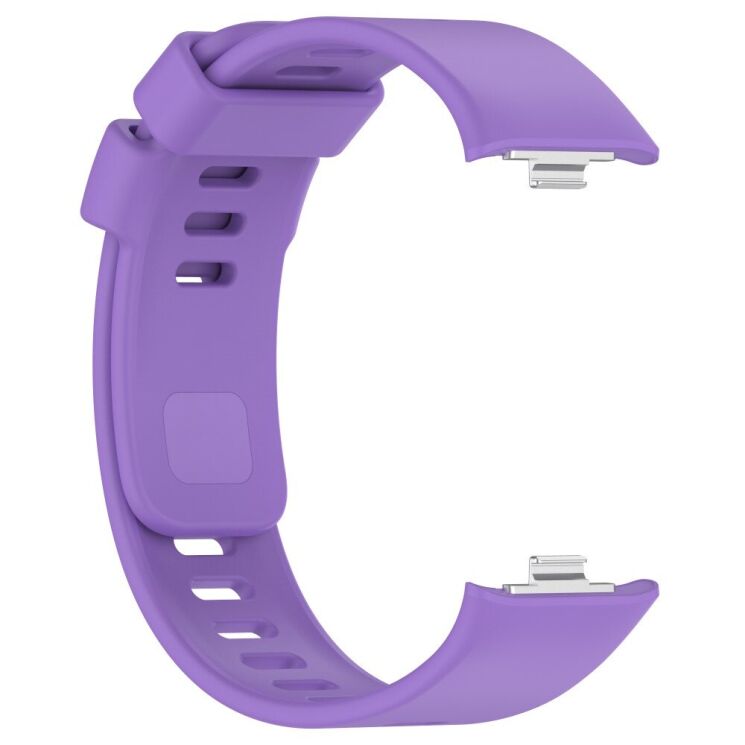 Ремешок Deexe Silicone Strap для Xiaomi Redmi Watch 4 / Mi Smart Band 8 Pro / Band 9 Pro - Purple: фото 4 из 6